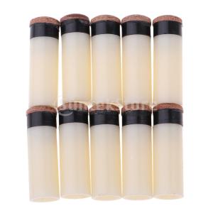 10個スリップオンプールビリヤードキューヒントスヌーカースティックフェルール10 mm
