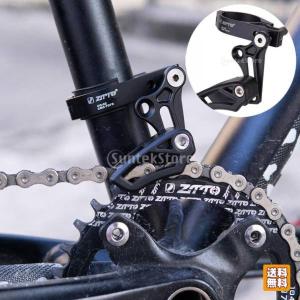 自転車 チェーンステーガード ロードバイク チェーンガイド φ35mm〜31.8mm 自転車パーツ 軽量チェーン プロテクター 中空デザイン