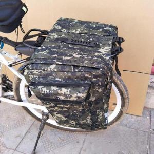 サイクリングバイク自転車ダブルパニエリアシート...の詳細画像1