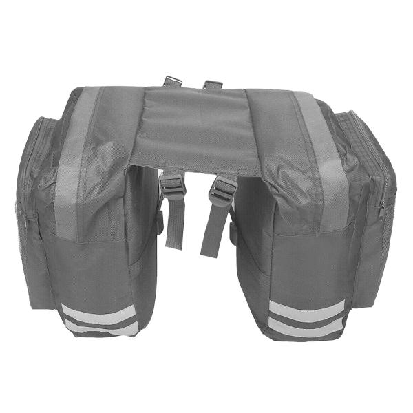 自転車バイクパニエリアラックシートテール収納サドルバッグポーチブラック