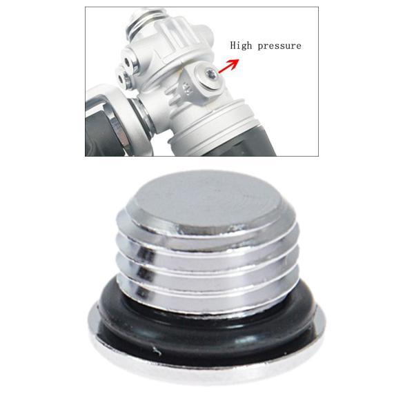 銅製ダイビングレギュレーターポートプラグ3/8 '' / 7/16 '' LPHPネジ高圧