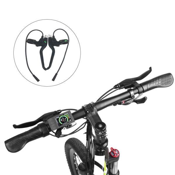 1ペア電動自転車ブレーキレバー交換部品ミッドモーターハブモーターACC電源カットオフ防水3ピンハンド...