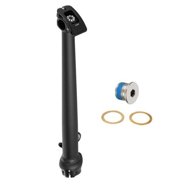 超軽量アルミ合金折りたたみ自転車ステムパーツ、25.4mmフロントフォークヘッドチューブバイクライザ...