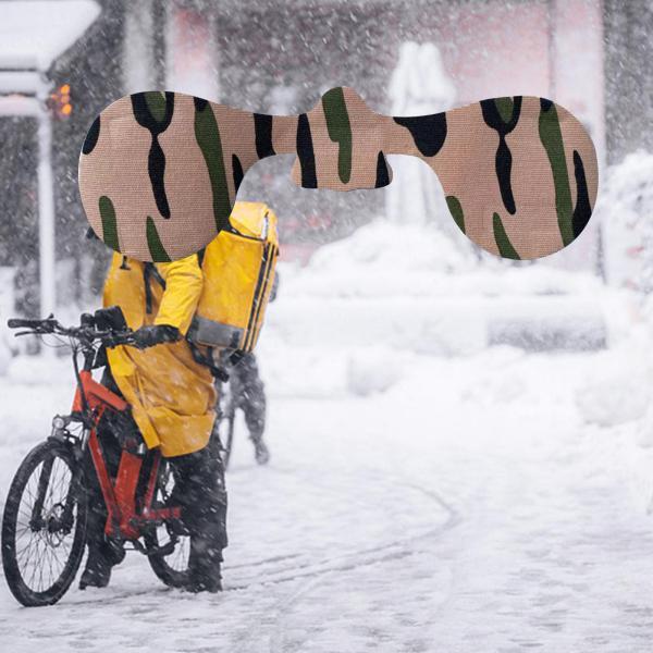 スキー 不凍液 フェイスステッカー フェイスマスク 釣り オートバイ アウトドア用品 サンドカモ