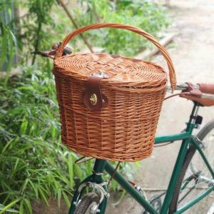 バイクフロントバスケットバッグ、ブロンプトン折りたたみ自転車