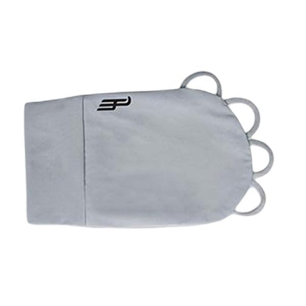 日焼け止め フィンガーグローブ アイスシルク素材 軽量 伸縮性 携帯用 L 左 グレー