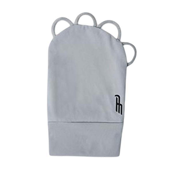 日焼け止め フィンガーグローブ アイスシルク素材 軽量 伸縮性 携帯用 L 右 グレー