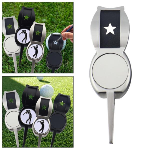 ディボット修復ツール Accs パッティング グリーン フォーク ゴルファー レディース メンズ エ...