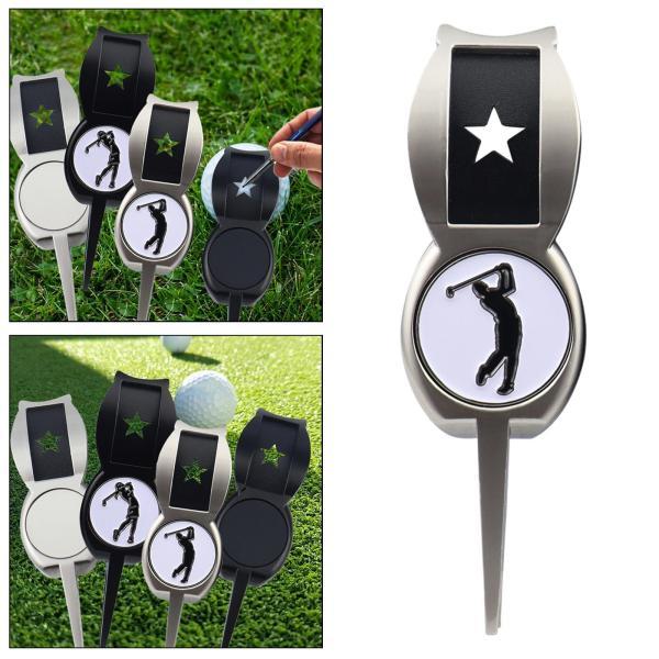 ディボット修復ツール Accs パッティング グリーン フォーク ゴルファー レディース メンズ エ...