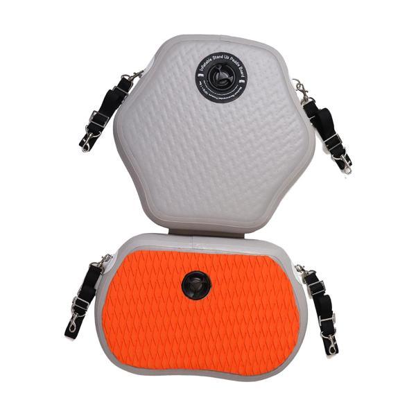 インフレータブルカヤックシート カヌー背もたれシート 調節可能なストラップ 取り付け簡単 ボートシー...