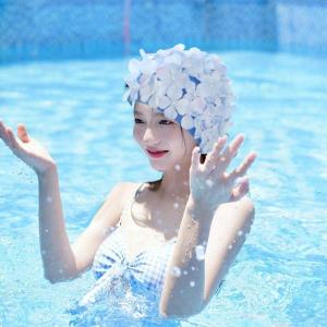 フラワー スイム キャップ あらゆるレベルの水...の詳細画像4