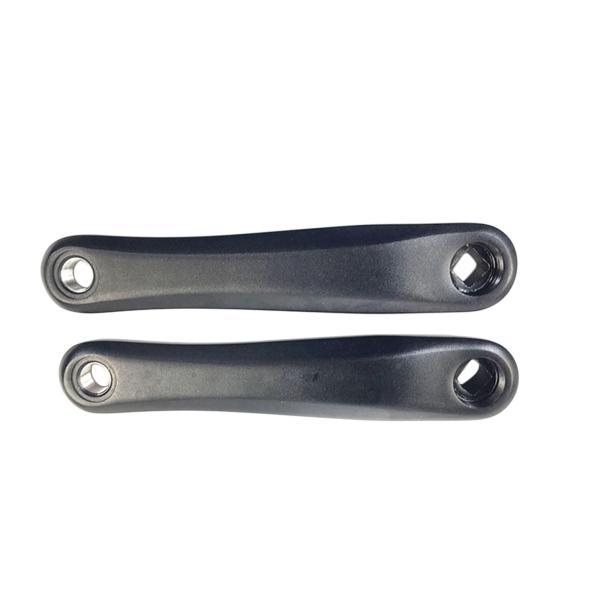 2x 電動自転車クランクアームミッドドライブモーター変換セット耐久性のある左右クランクプロフェッショ...