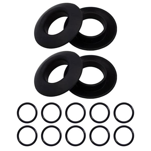 4x カヤックパドルドリップリング カヌーラフティングカヤック用 PVC 保水リング
