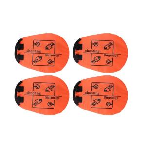 4x サッカートレーニングターゲット、サッカーゴ...の商品画像