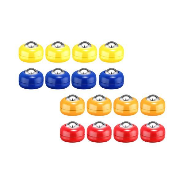 16 個シャッフルボード パック カーリング アクセサリー 屋内シャッフルボード ゲーム パック