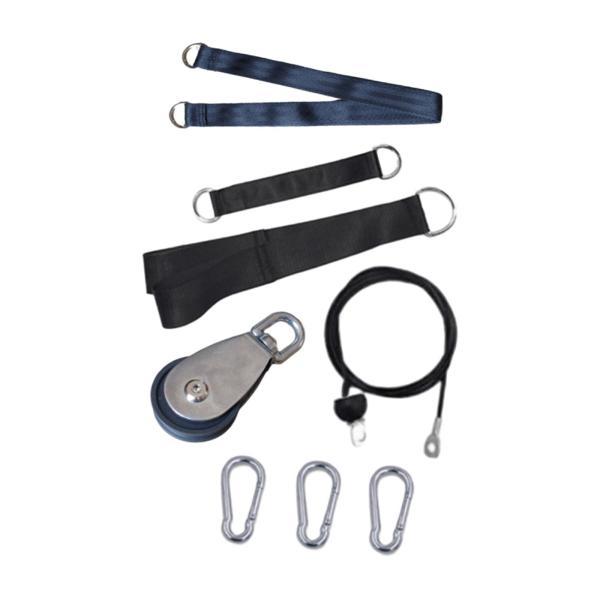 LAT プルダウン プーリー システム ストラップ付きウェイト プーリー システム 上腕二頭筋用プー...