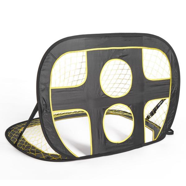 裏庭用子供サッカーゴール、屋外スポーツゲームサッカーネット、屋外屋内大人用簡単折りたたみサッカーゴー...