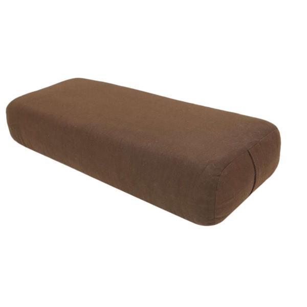 ヨガ ボルスター 軽量 取り外し可能 カバー 脚サポート ポーズ修正 ブラウン