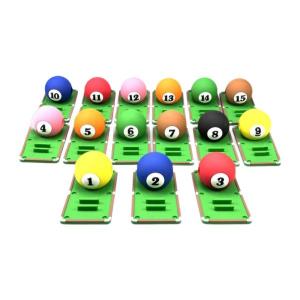 15 個ビリヤードストロークトレーナービリヤードエクササイザービリヤードキューアクセサリーキュースティックトレーニングプールキューストロークトレーナー
