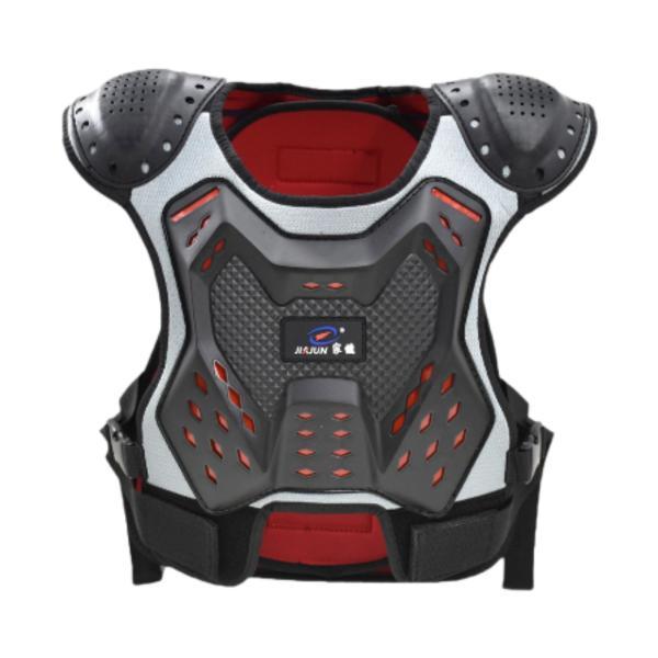 キッズバイクベスト胸バックプロテクターモトクロスサイクリングスケートボード用