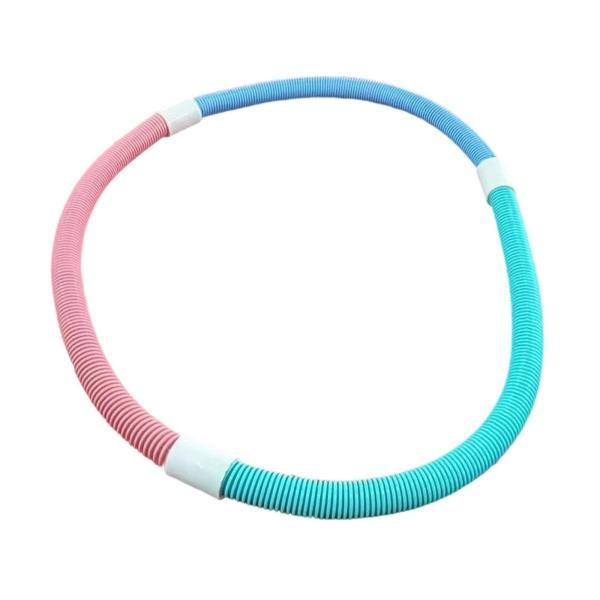 ウェイト付きフィットネスフープ ホームジム PVC ソフトフィットネスサークル ウエストに優しいデザ...