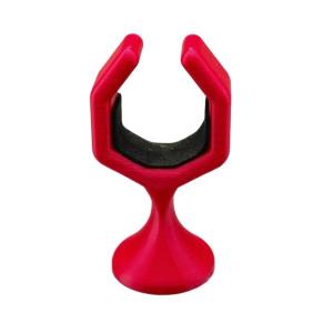 ビリヤードキューハンドレスト ラージチップとスモールチップ用 実用的ビリヤードキューブリッジ レッド