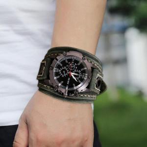 BUND台座タイプ レザーバンド 22mm 黒 腕時計交換ミリタリーベルト黒色