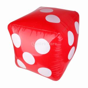 サイコロ ふくらませ おもちゃ  風船 面白い パーティーゲーム  児童 贈り物 赤