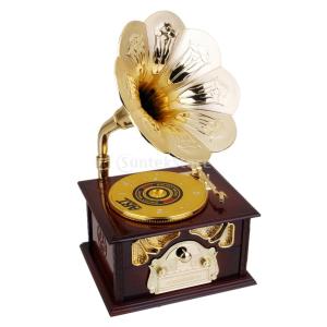 ノーブランド品 レトロ 蓄音機 デザイン メカ...の詳細画像3