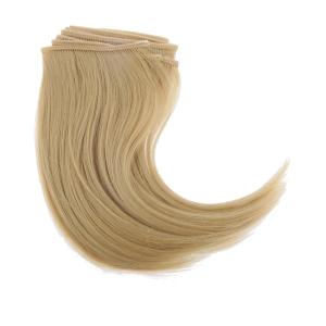 ドール用  DIY ウィッグ ヴェルフ フリンジ ヘア かつら 15x100cm 1/3 1/4 BJD SD人形対応 19色選べる - カーキ