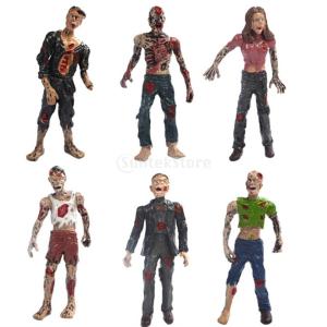 ノーブランド品 アクション ゾンビ 人形 フィギュア プラスチック キャラクター おもちゃ