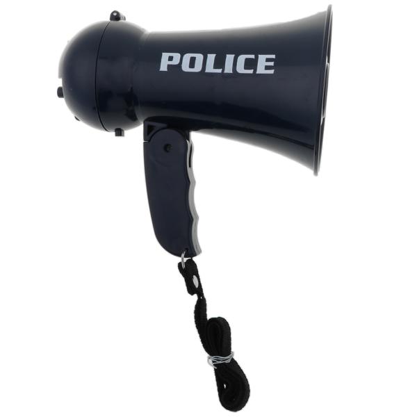 おもちゃ警察メガホンサイレン音付きに警官コスチュームドレスアップ-少年警察官ロールプレイングゲーム