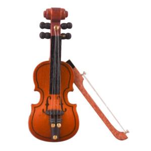 ミニチュア楽器 バイオリン 7cmサイズ 楽器 音楽雑貨 スタンド ケース