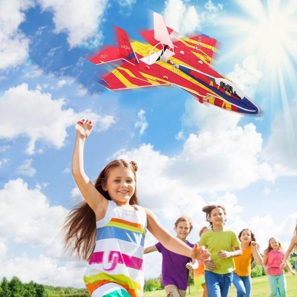 ヤードゲーム用のセット飛行機おもちゃ懐中電灯3-6歳の男の子女の子赤