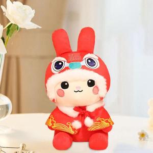 バニーぬいぐるみ動物をテーマにした中国の旧正月ク...の商品画像