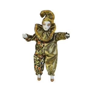 ピエロ　道化師　　人形　アンティーク Yahoo!オークション - 【H24-25】ピエロ 人形 2体セット 道化師
