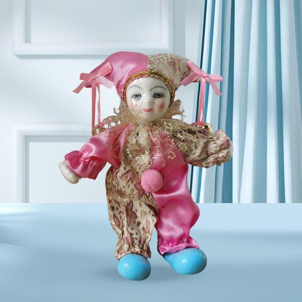 Triangel 人形 衣装付き ビンテージ ハーレクイン人形 ハロウィン お土産用