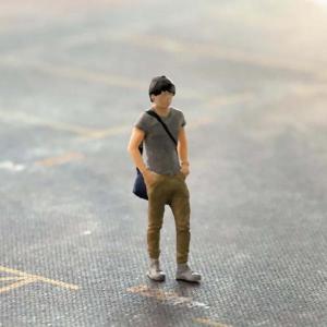 1/64 男性フィギュアジオラマ人物モデルミニ...の詳細画像3