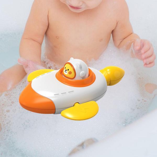 ベビーバスおもちゃ 教育用浴槽水おもちゃ 男の子 女の子 幼児用 2~5歳 オレンジ