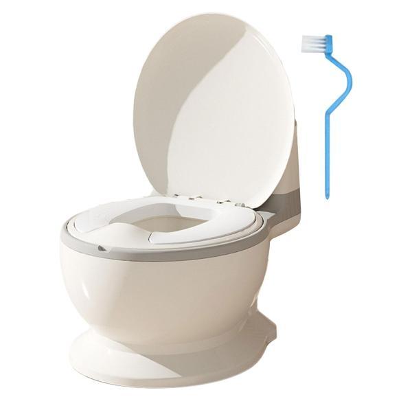 ベビートイレトイレノンスリップ快適な現実的なトイレ寝室年齢0-7グレーPVCシート