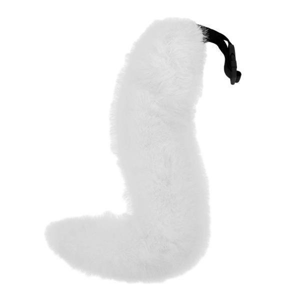 アニメドレスアップしっぽ イースターおもちゃ アニメ コスプレ 動物のしっぽ 大人 子供用 ホワイト