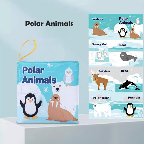 ソフトベビーブックおもちゃ 0-6-12 ヶ月、赤ちゃん用感覚玩具、早期発達旅行おもちゃ、吊り下げお...