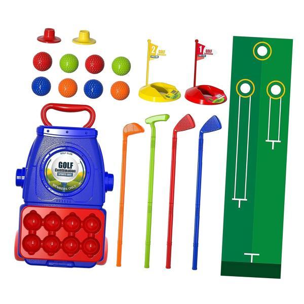 子供用ゴルフクラブ ポータブル 屋外 芝生 就学前教育 子供用ゴルフおもちゃ スタイルA