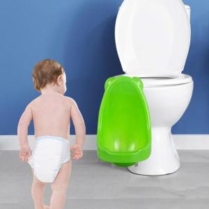 おしっこトレーニング面白い吊り下げポータブルトイレトレーナー便器男の子子供子供用グリーン｜stk-shop