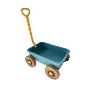 ごっこ遊びワゴン 砂遊びおもちゃ 多用途 小型ワゴン おもちゃの乗り物 ファンキー ビーチおもちゃ ブルー