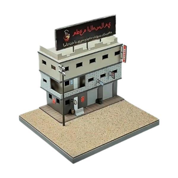 ジオラママイクロ風景装飾用のDIY 1/64ハウスモデル風景用品
