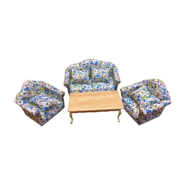 1/12スケール ドールハウスソファ ギフト家具モデル ドールハウス BJD ドール装飾スタイル F