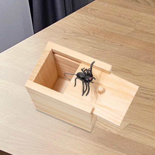 スパイダー いたずらケース ボックスに入った面白いスパイダー 家の装飾 カーニバル用のいたずら