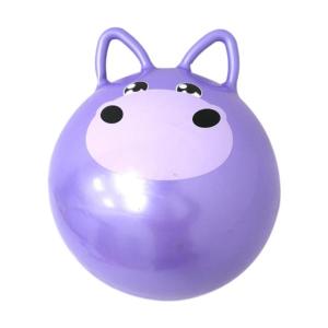 ジャンピングボール 漫画 ハンドル付き エクササイズボール かわいい 42cm スポーツホッピングボール