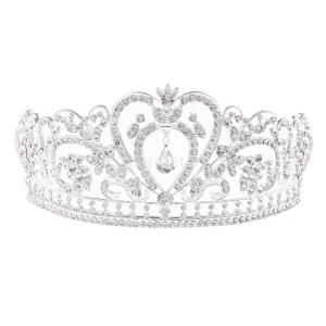 2色選べる ミニティアラ クラウン ヘアピン 王冠 花嫁